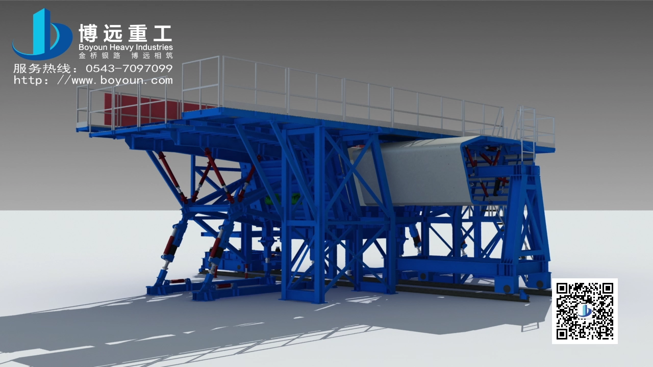 節(jié)段拼裝箱梁施工演示動畫